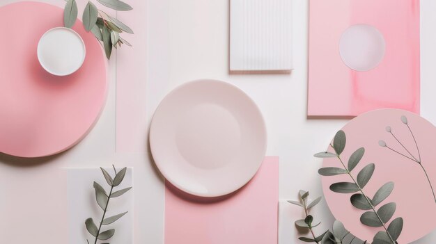 Pripravené taniere a aranžmán